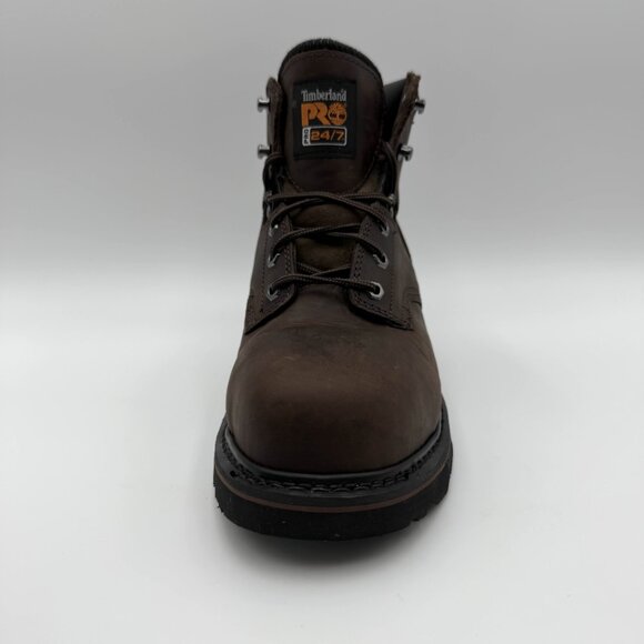 Timberland PRO 6 Inch Steel Toe Work Boot Brown Men’s 9.5 TB133034214 main image 7